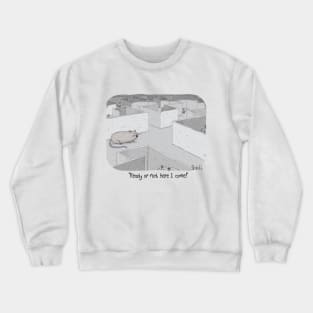 Rat Maze Hid and Seek. Crewneck Sweatshirt